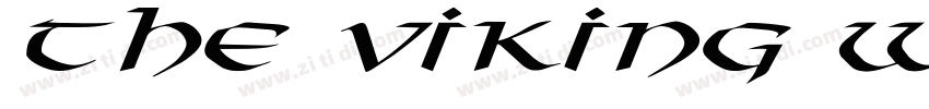 THE VIKING WORKSHOP字体转换